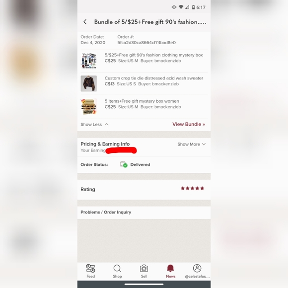 5 items + Free gift mystery tops box women shirts - Picture 3 of 4